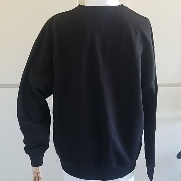 Black Sweatshirt "Dark Skin Handsome Fly", XL NWOT - Picture 5 of 7